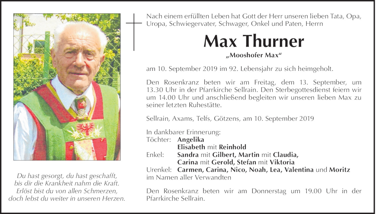 Max Thurner Bild