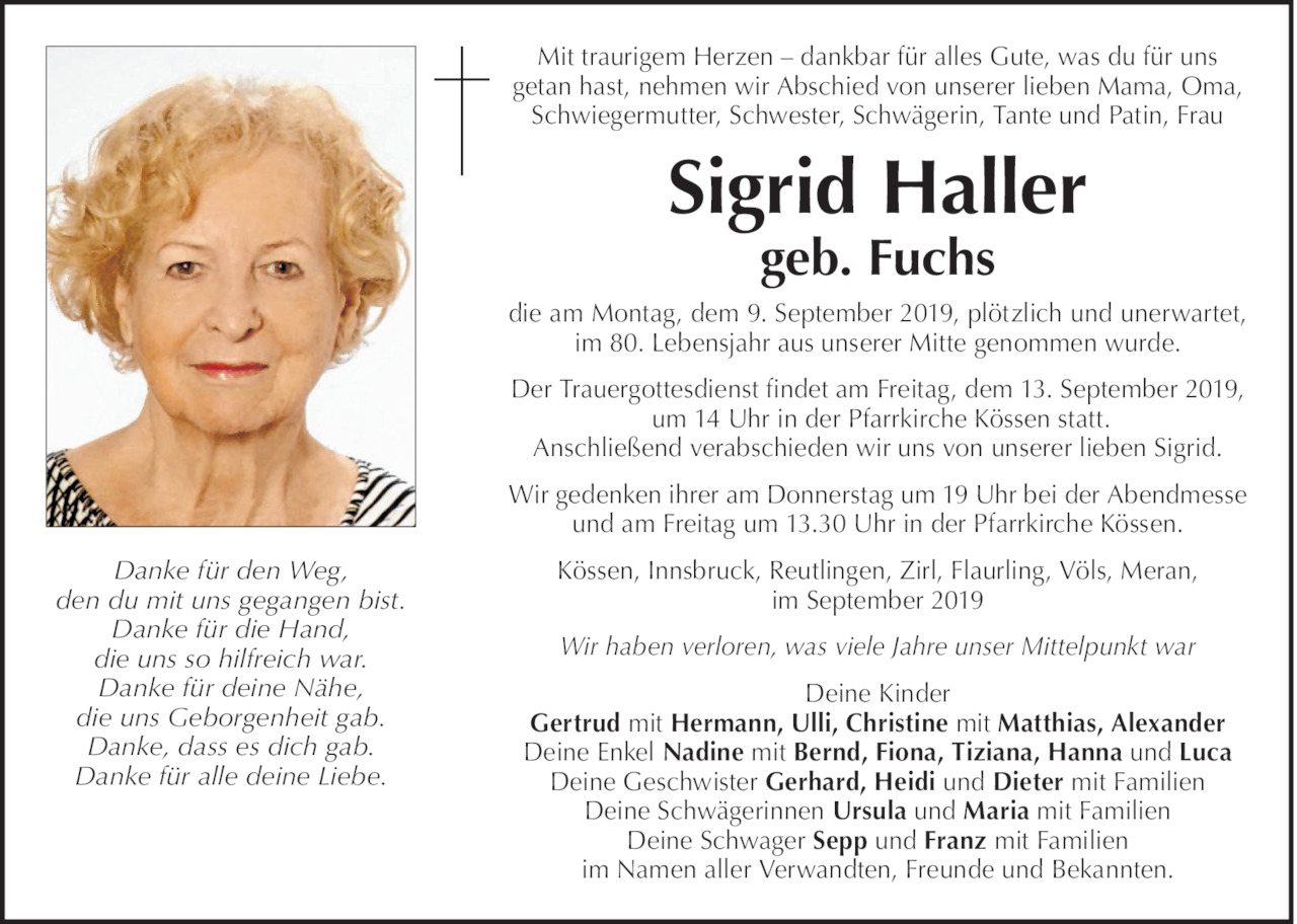 Sigrid Haller Bild
