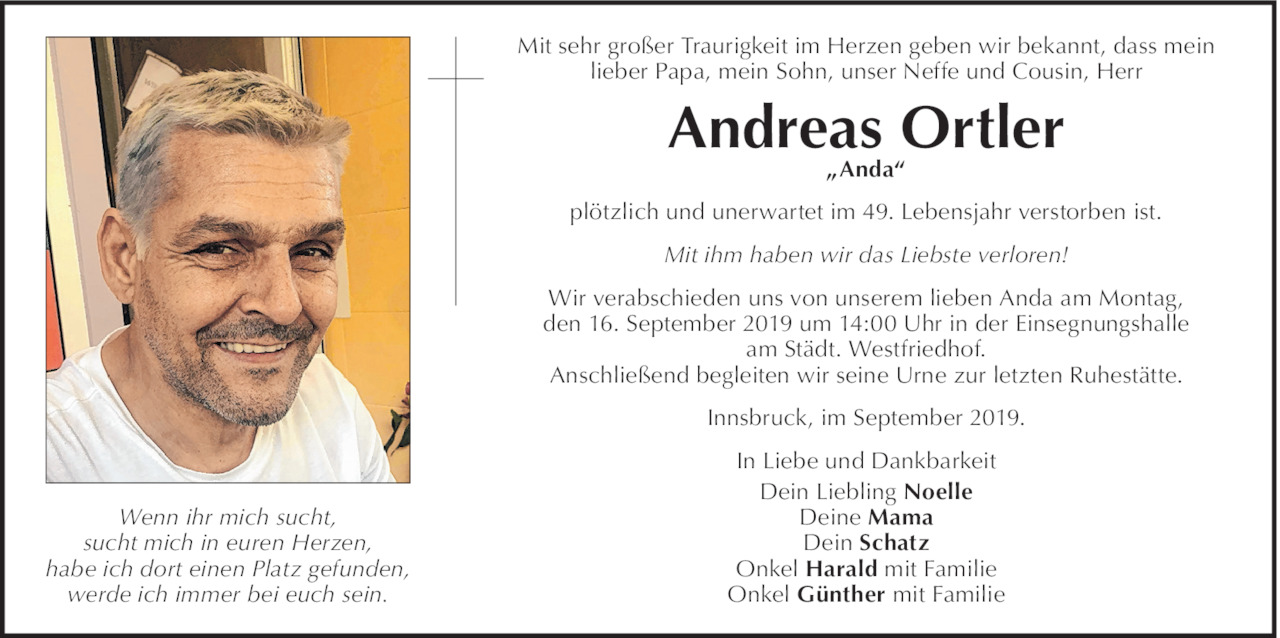 Andreas Ortler Bild