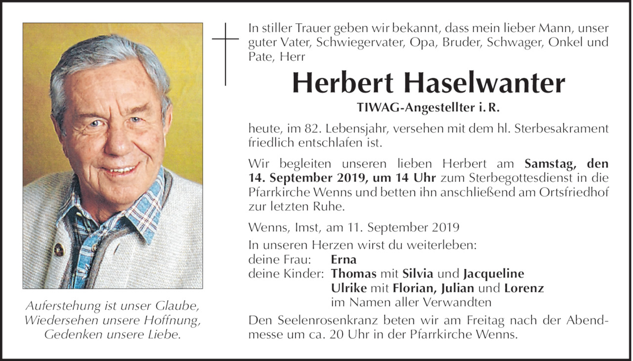 Herbert Haselwanter Bild