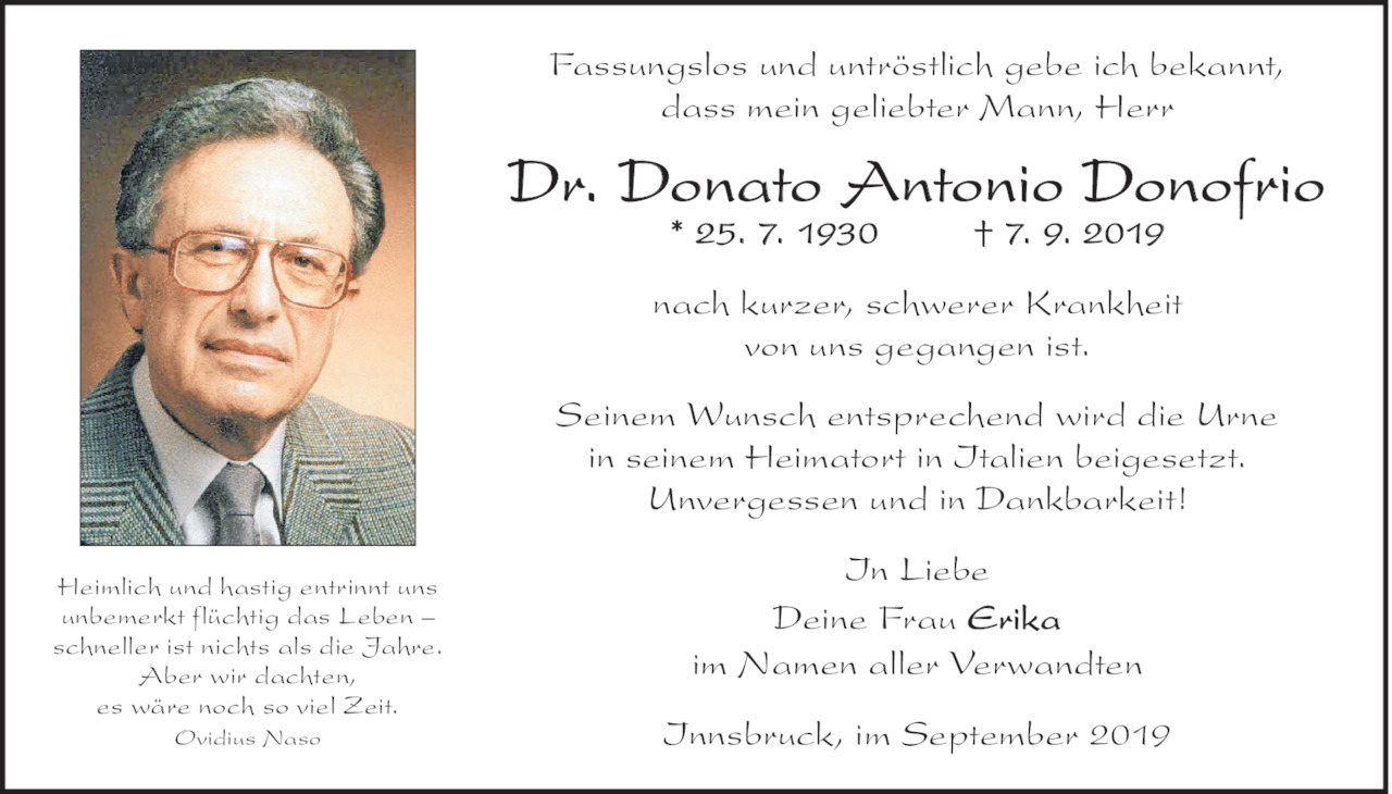 Donato Antonio Donofrio Bild