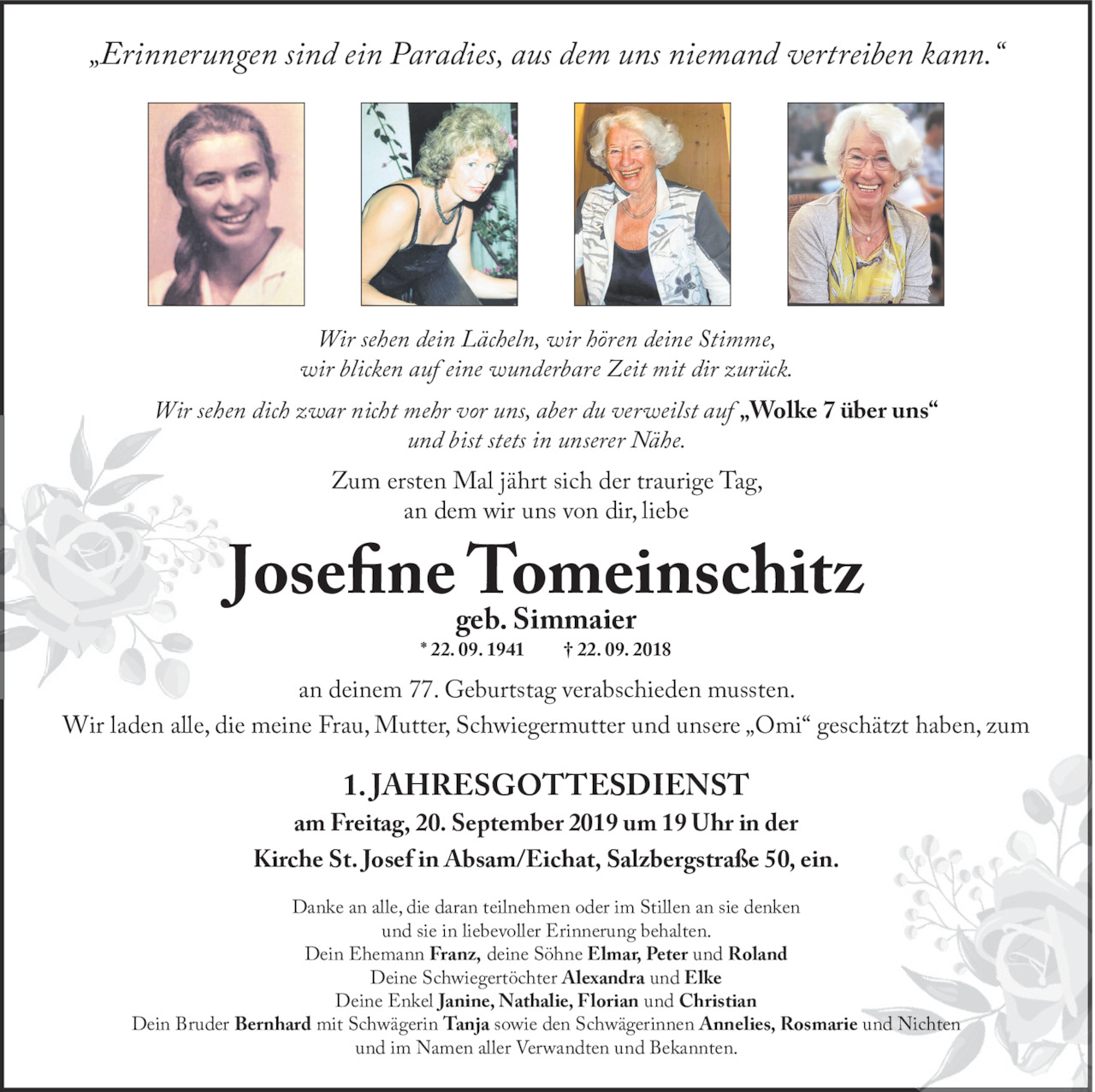 Josefine Tomeinschitz Bild