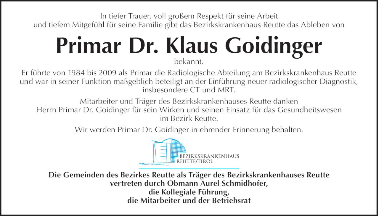 Klaus Goidinger Bild
