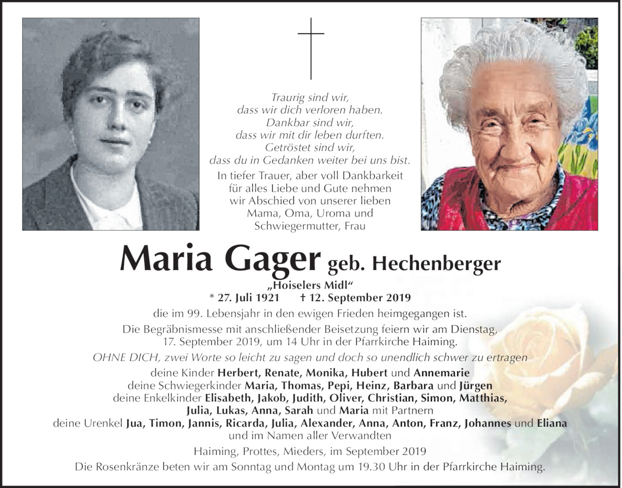 Maria  Gager Bild