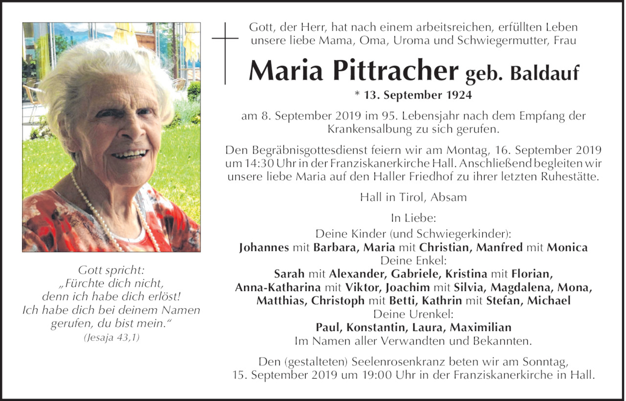 Maria Pittracher Bild