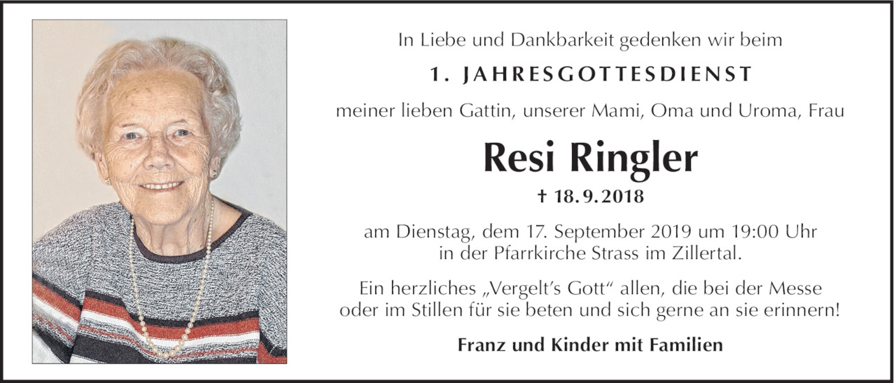 Resi Ringler Bild