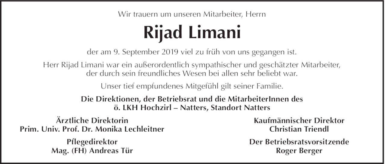 Rijad Limani Bild