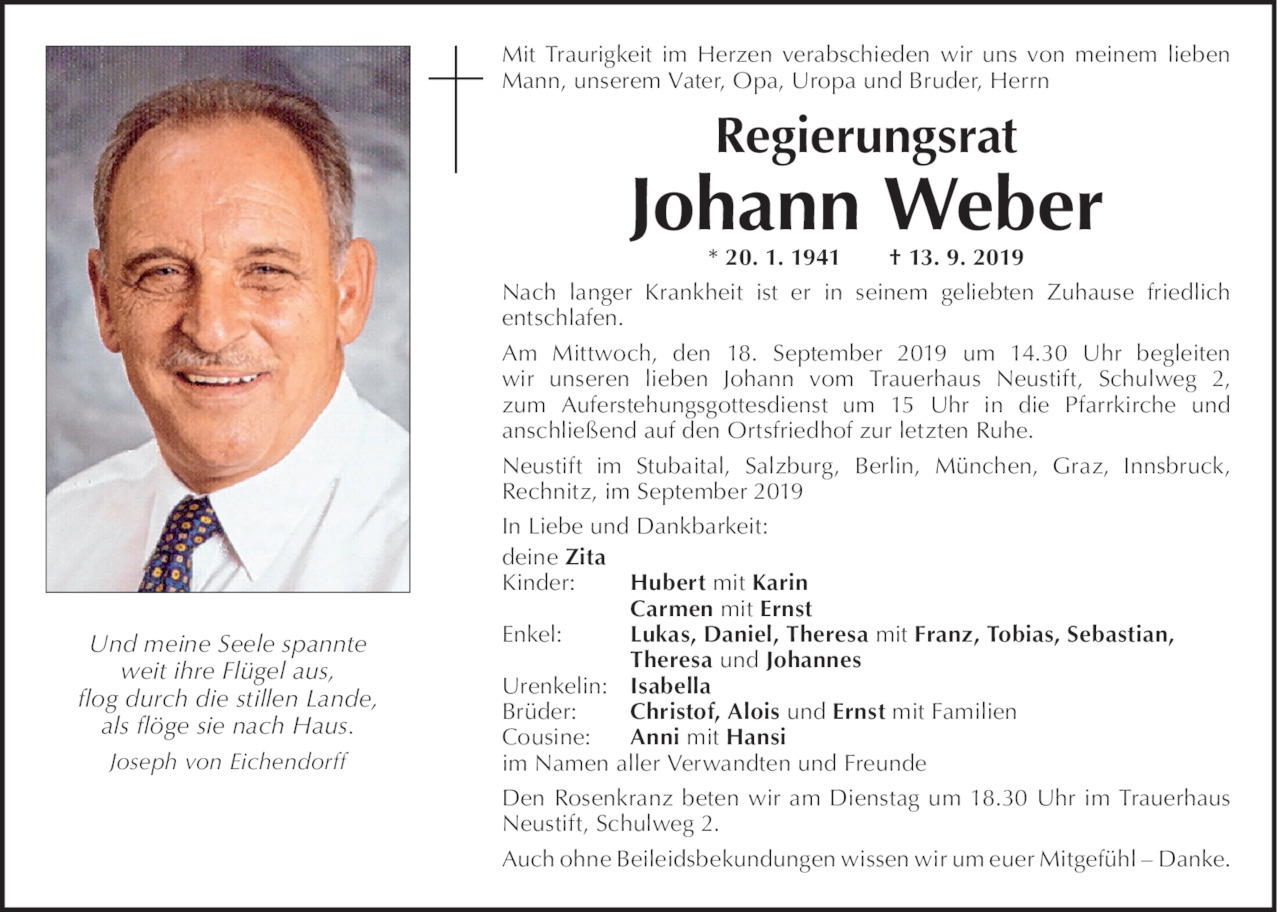 Johann Weber Bild