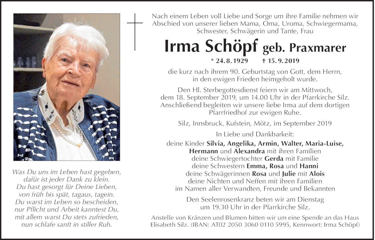 Irma Schöpf Bild