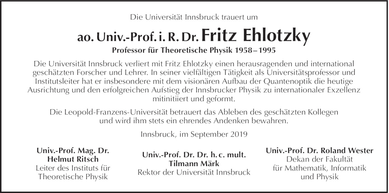 Fritz Ehlotzky Bild