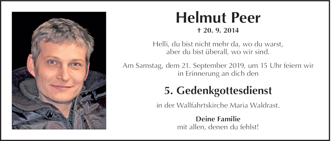 Helmut Peer Bild