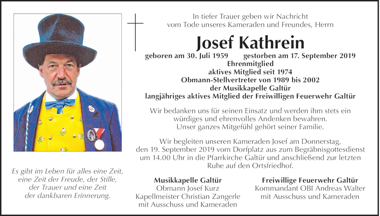 Josef Kathrein Bild