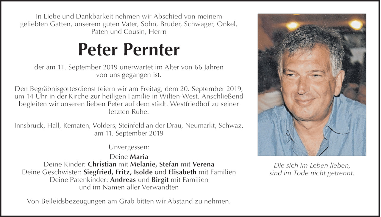 Peter Pernter Bild