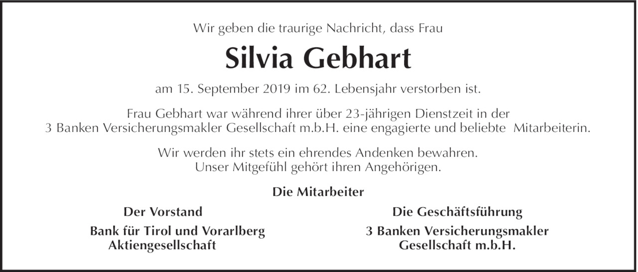 Silvia Gebhart Bild