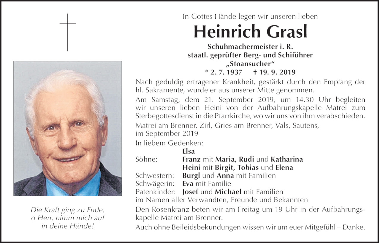 Heinrich Grasl Bild