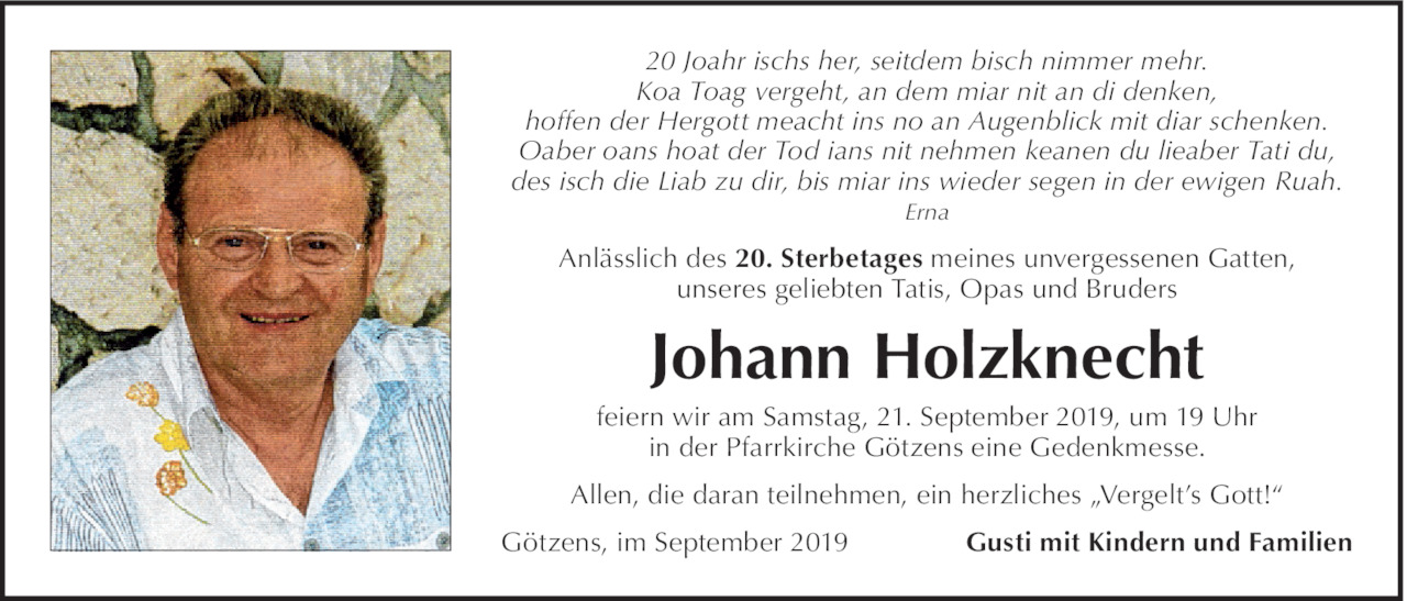 Johann Holzknecht Bild