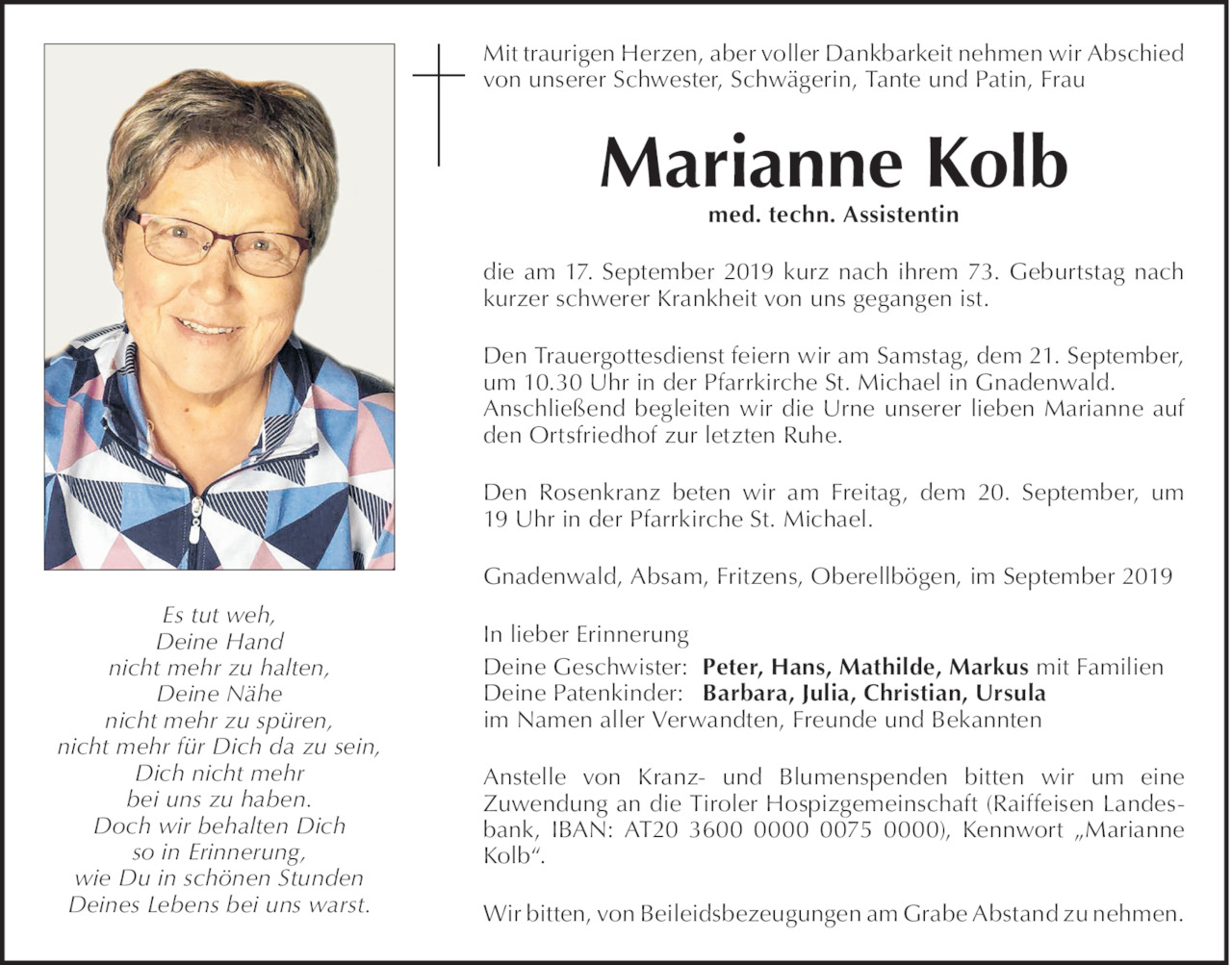 Marianne Kolb Bild