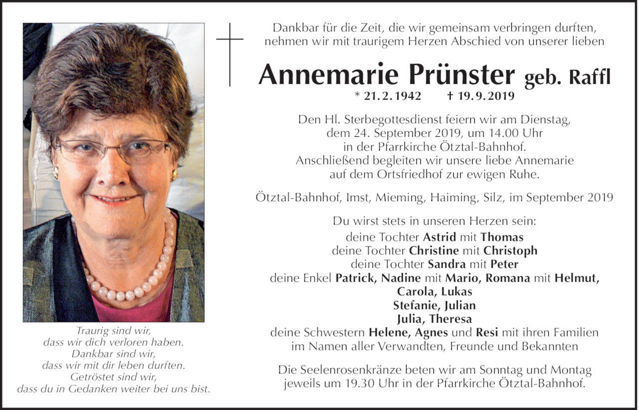 Annemarie Pr?nster Bild