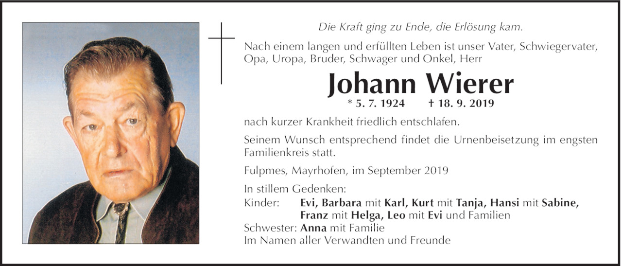 Johann Wierer Bild