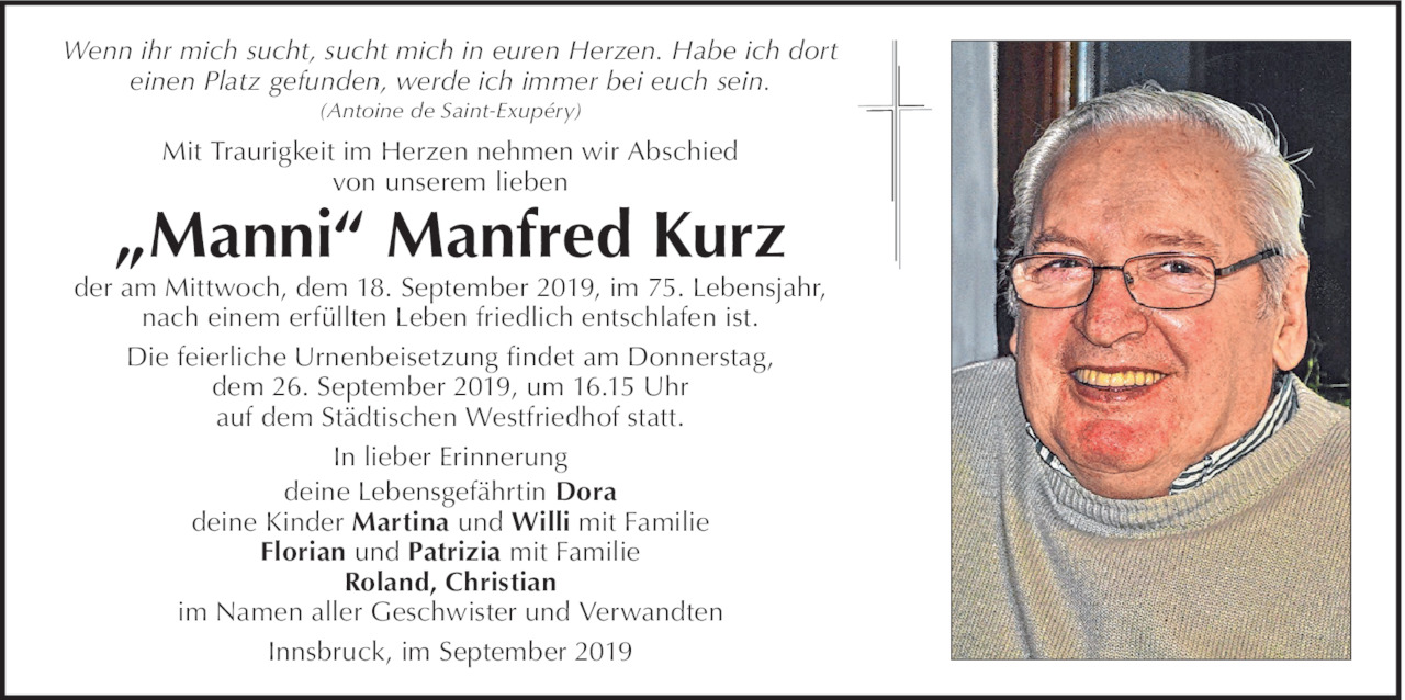 Manfred Kurz Bild