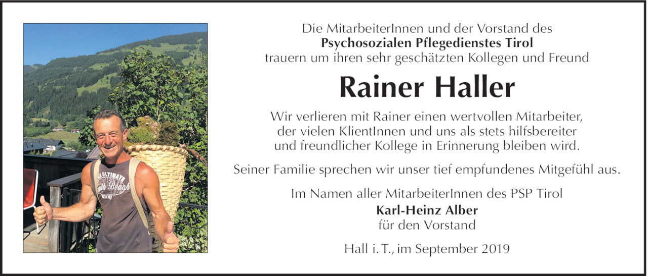 Rainer Haller Bild