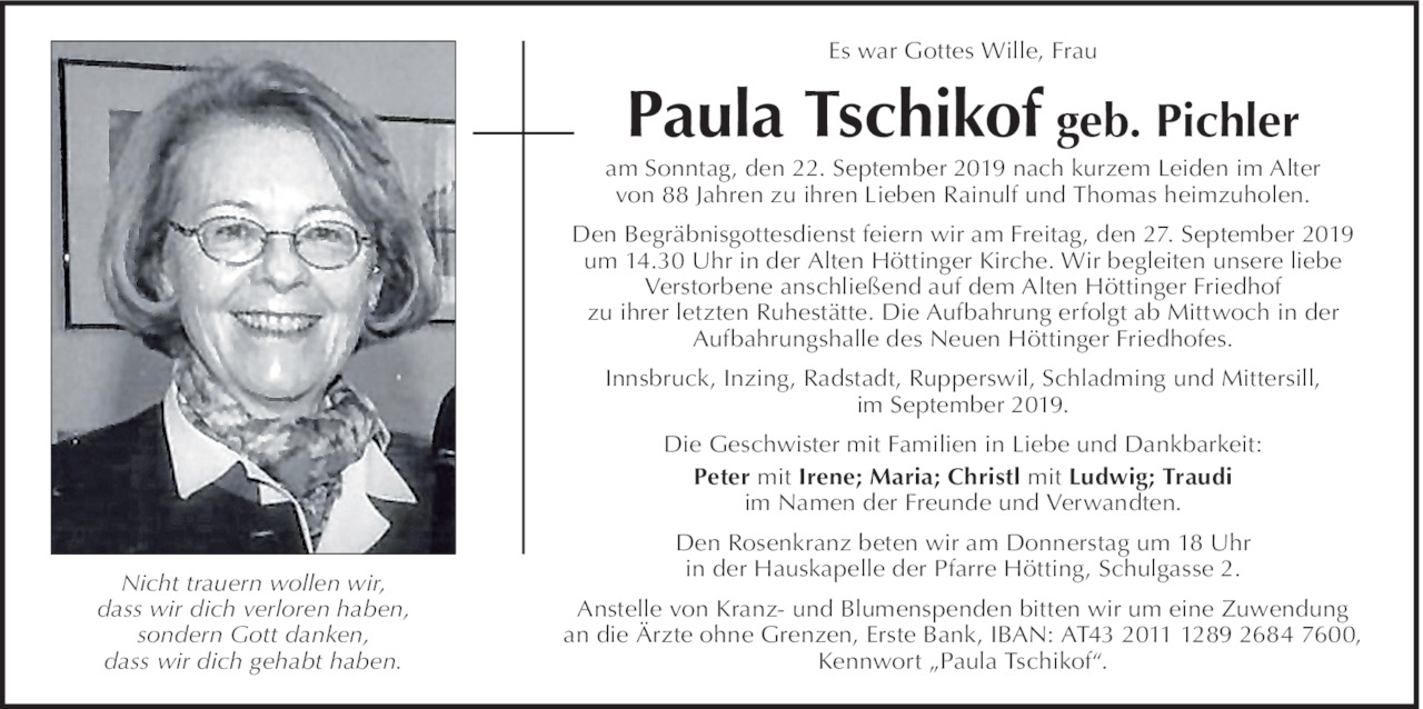 Paula Tschikof Bild