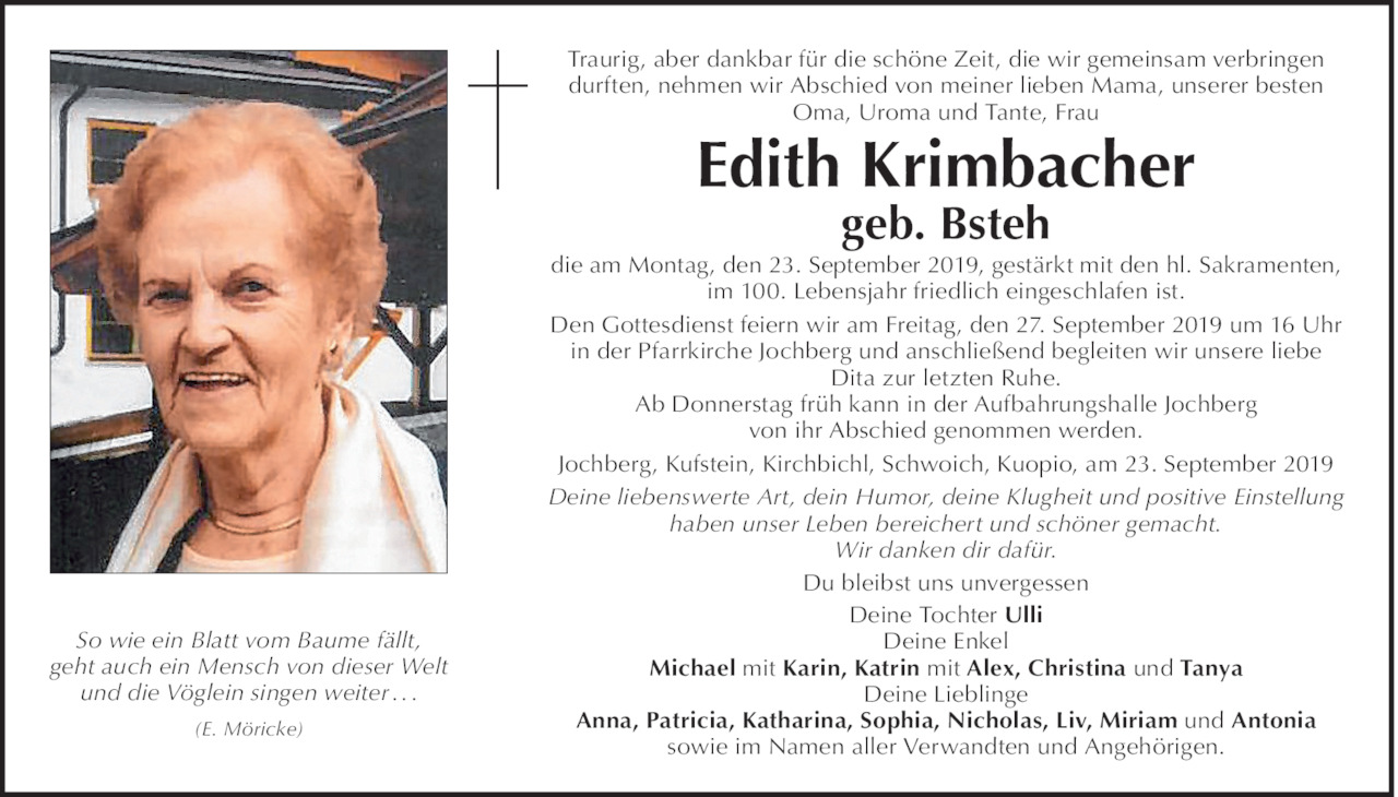 Edith Krimbacher Bild