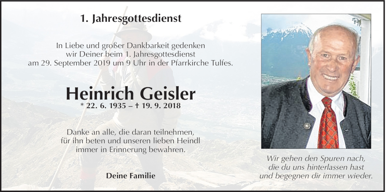 Heinrich Geisler Bild