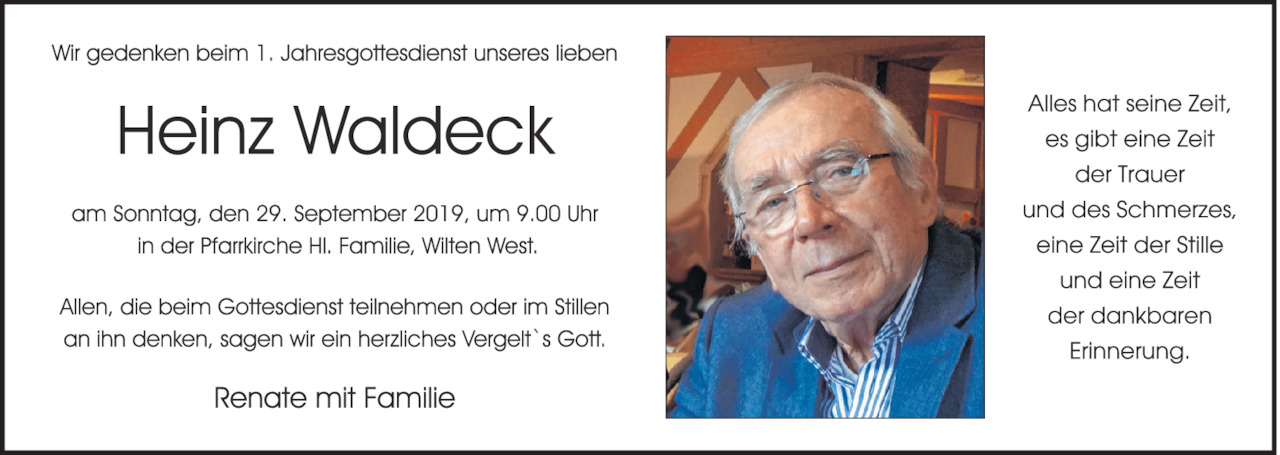 Heinz  Waldeck Bild