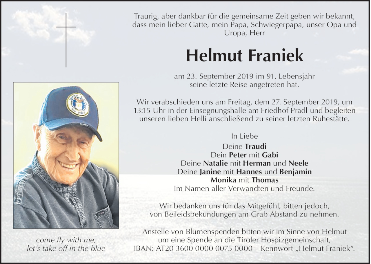 Helmut Franiek Bild