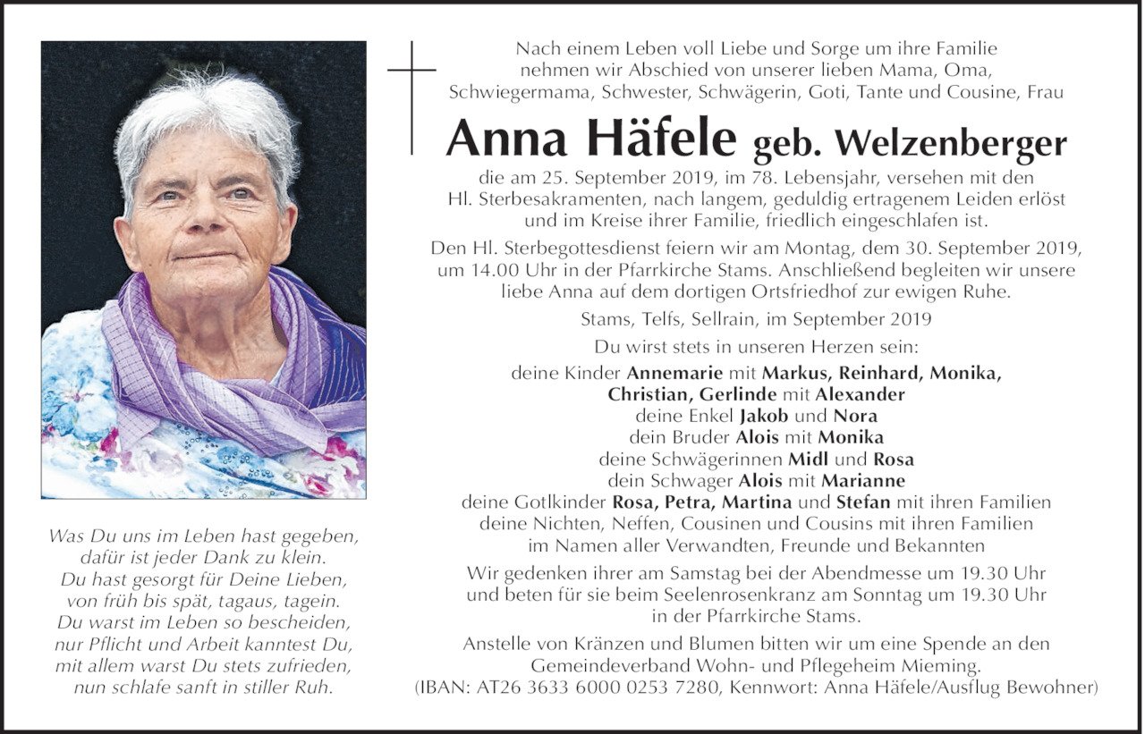 Anna Häfele Bild