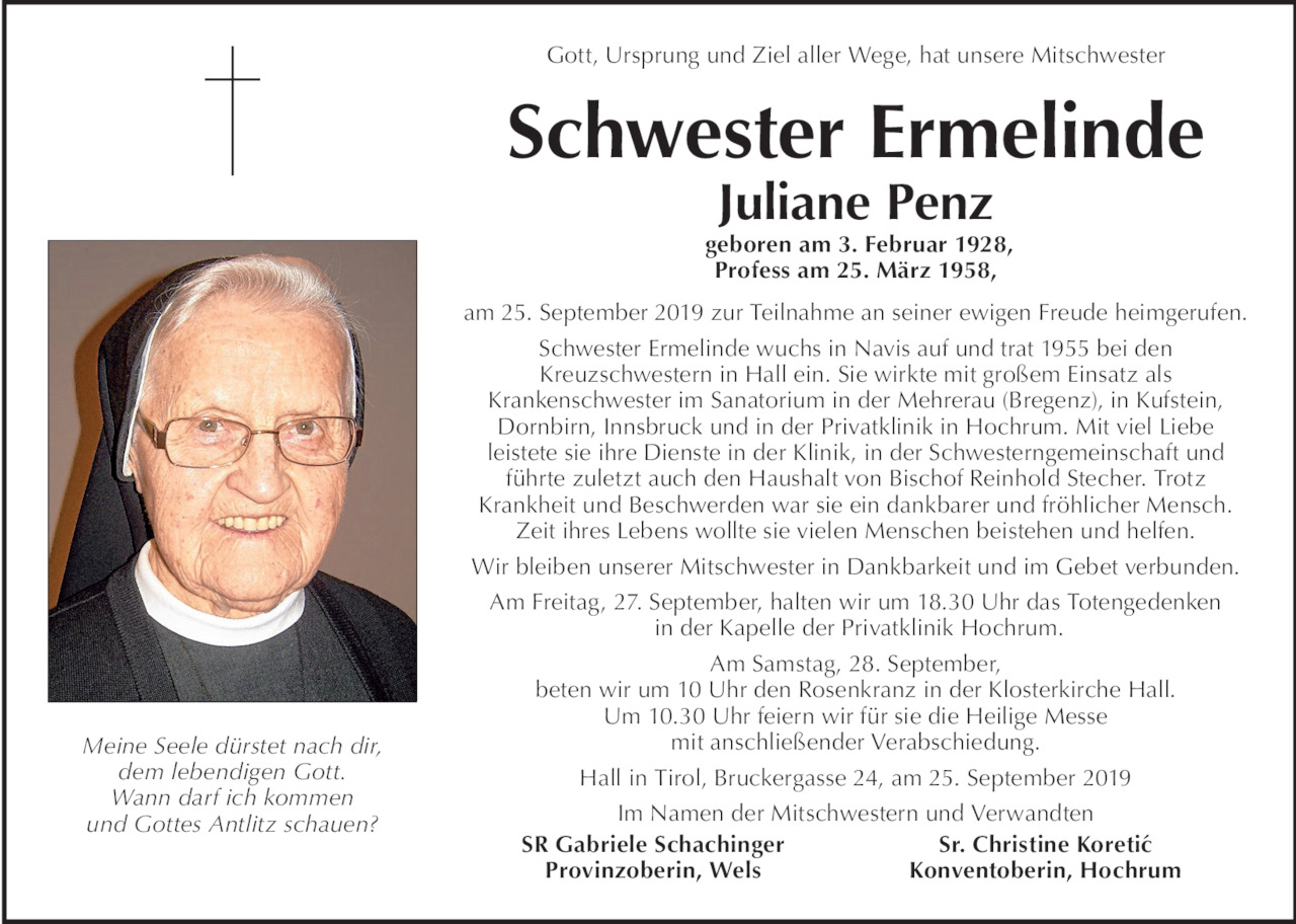 Ermelinde Juliane Penz Bild