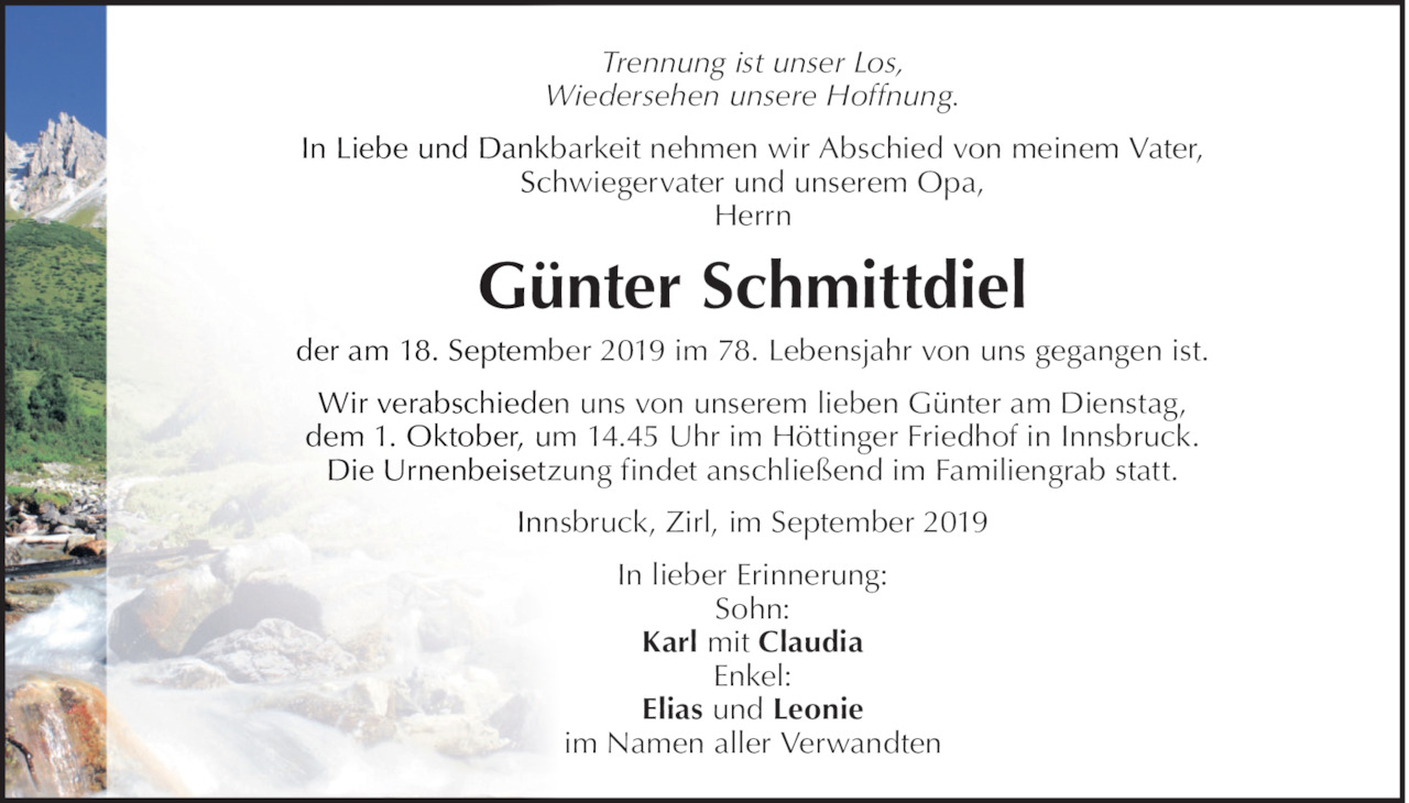 Günter Schmittdiel Bild