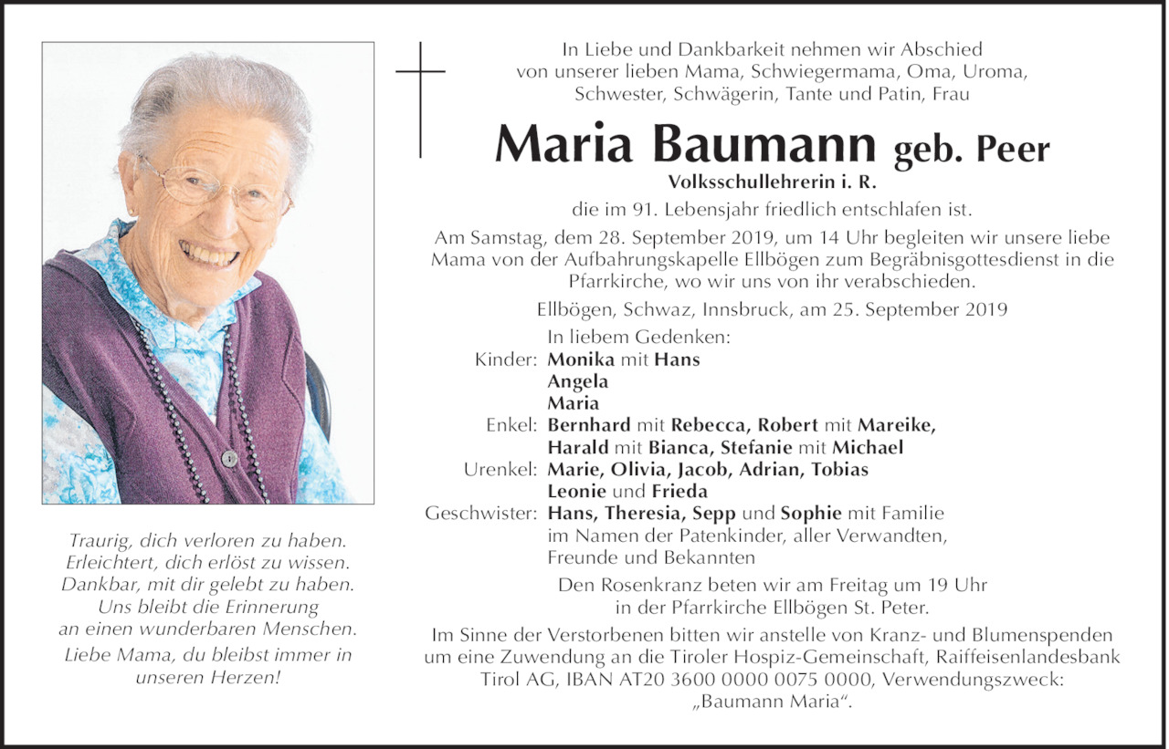 Maria Baumann Bild