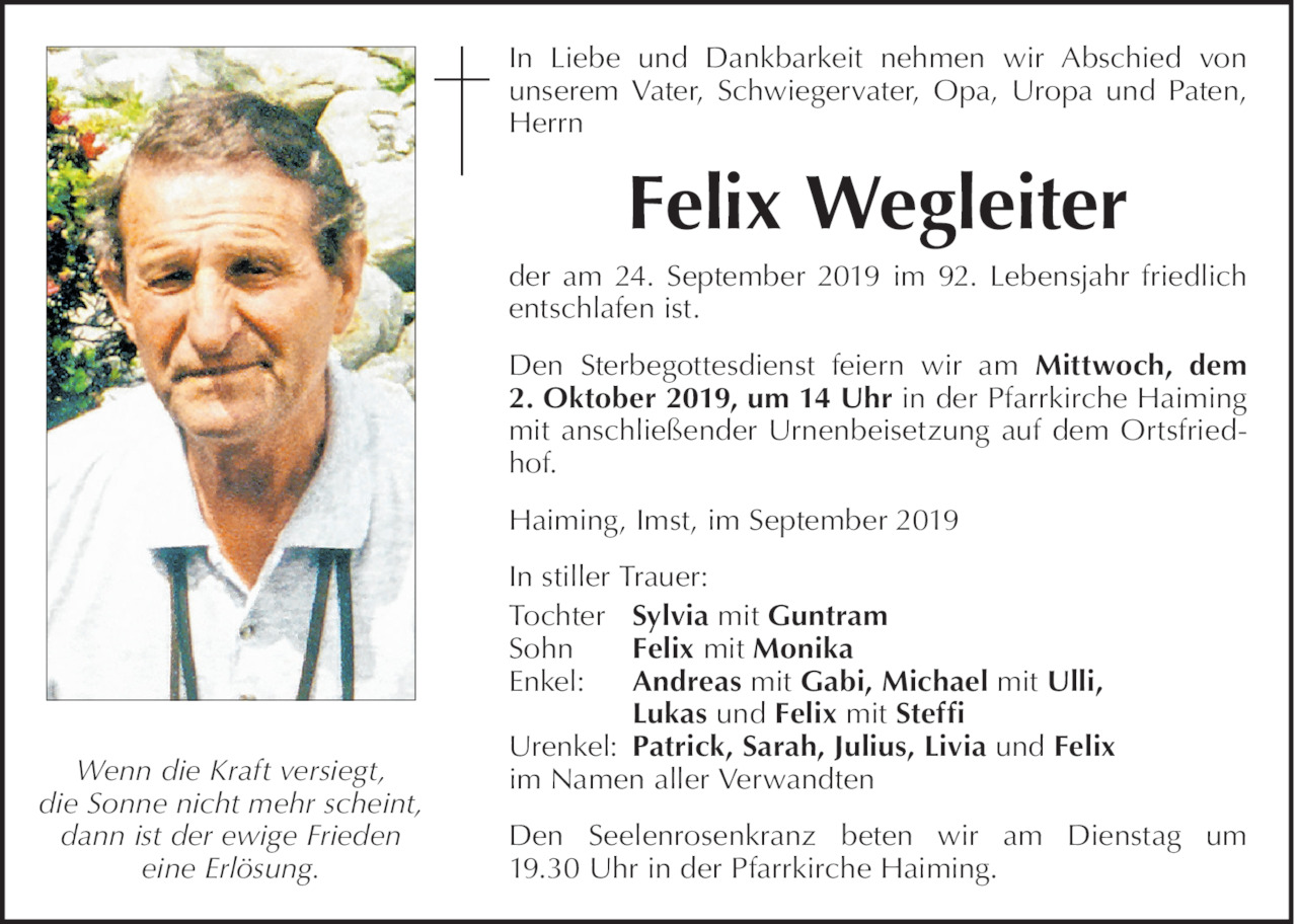 Felix Wegleiter Bild