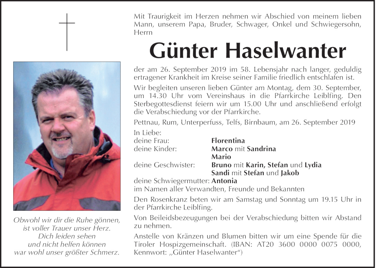 G?nter Haselwanter Bild