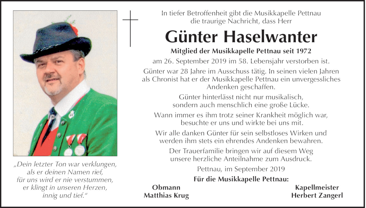 Günter Haselwanter Bild