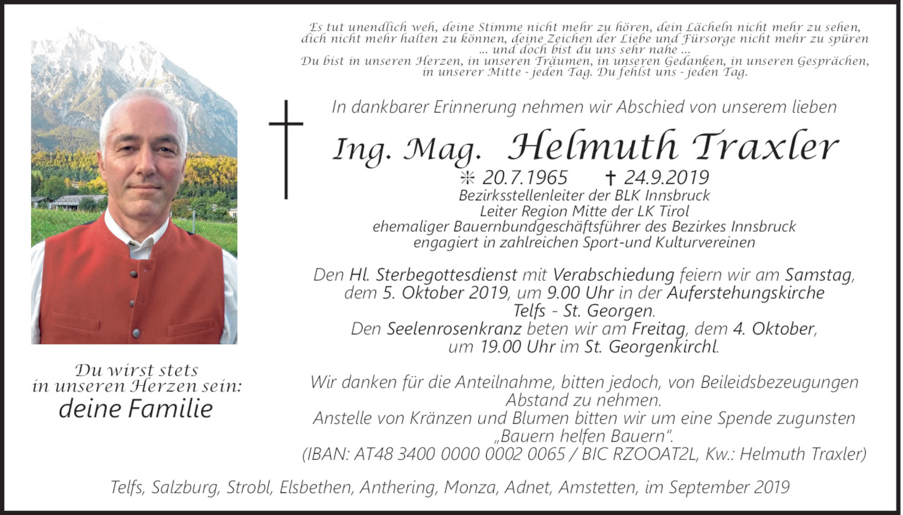 Helmuth Traxler Bild