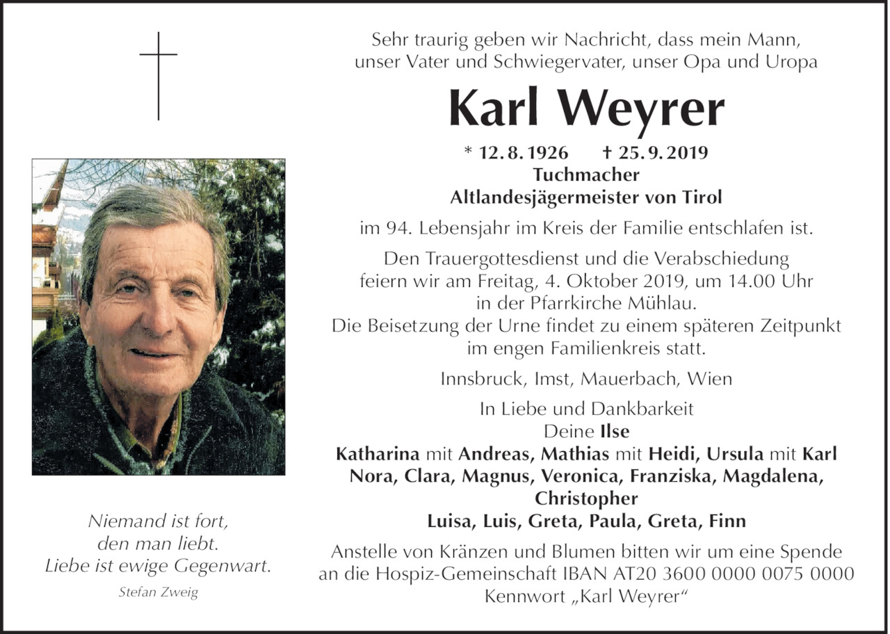 Karl Weyrer Bild