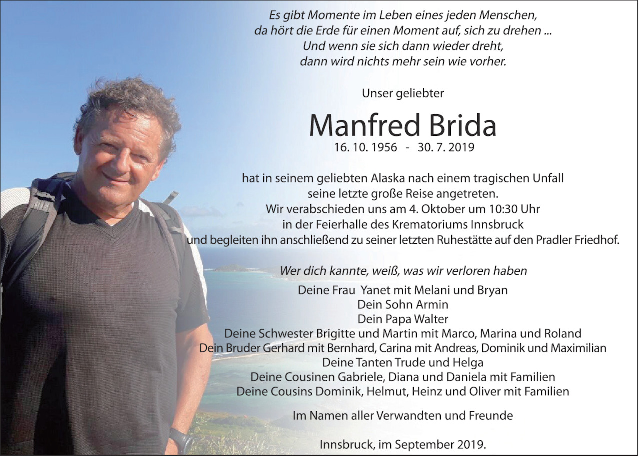 Manfred Brida Bild