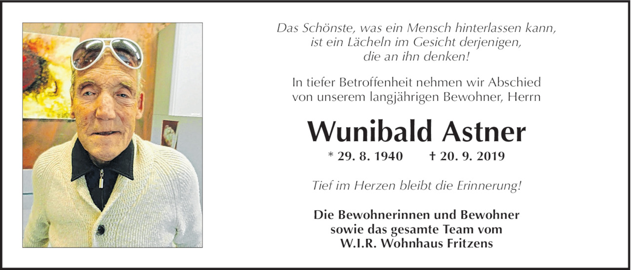 Wunibald Astner Bild