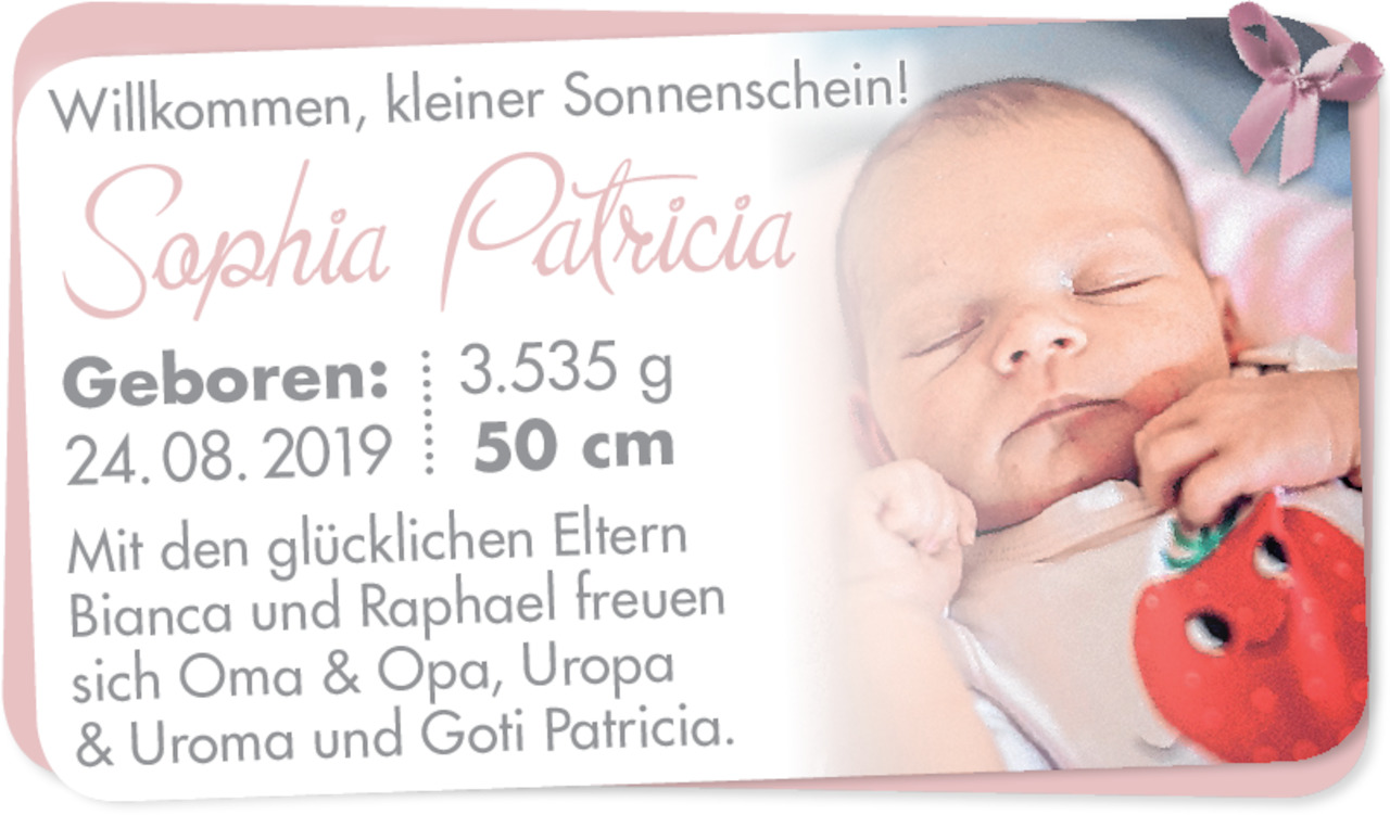 Sophia Patricia Bild