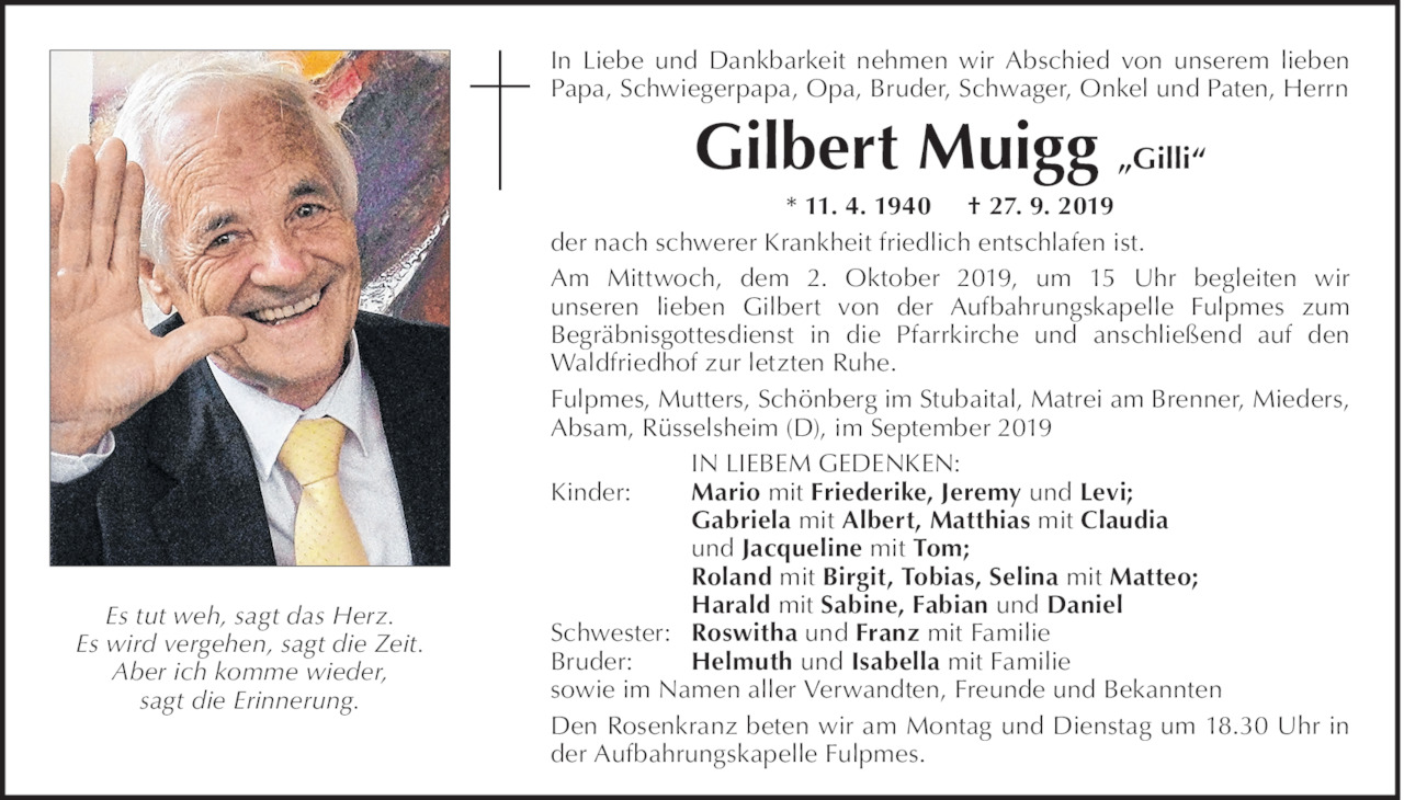 Gilbert Muigg Bild