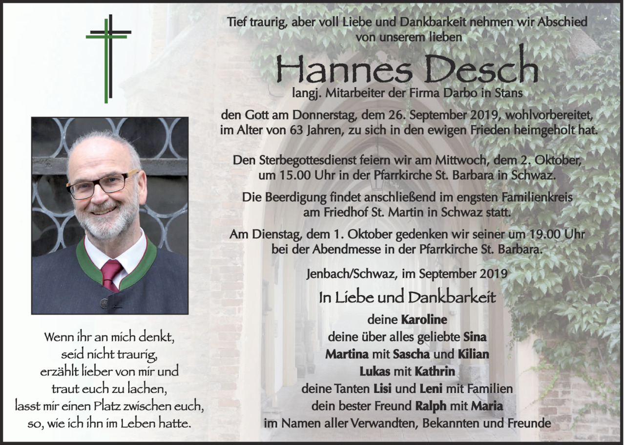 Hannes Desch Bild