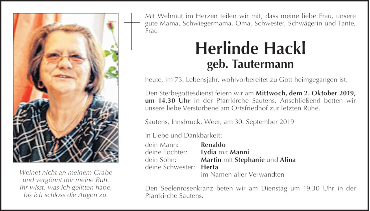 Herlinde Hackl Bild