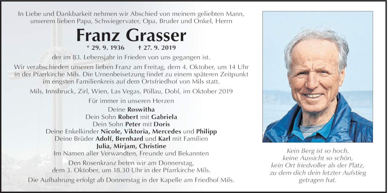 Franz Grasser  Bild