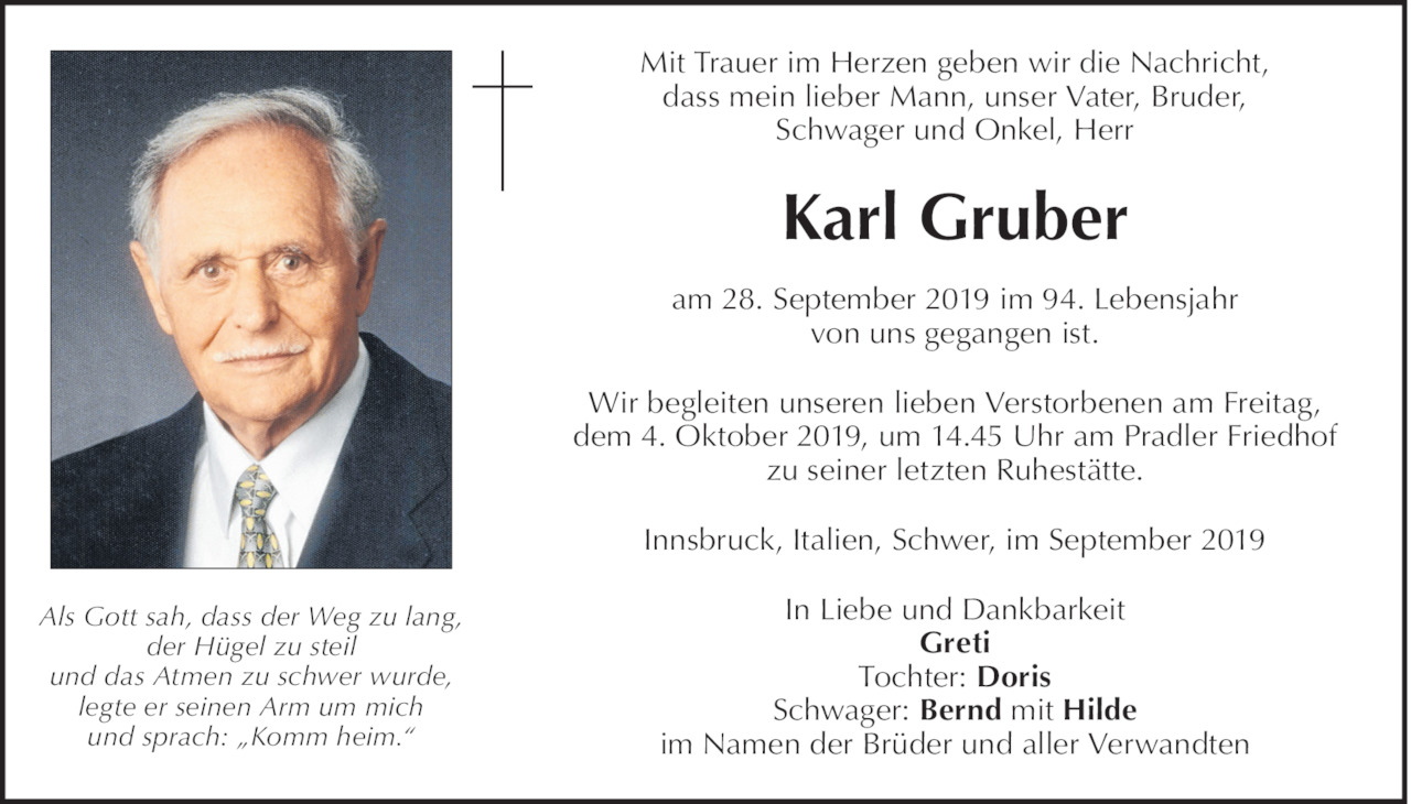 Karl Gruber Bild