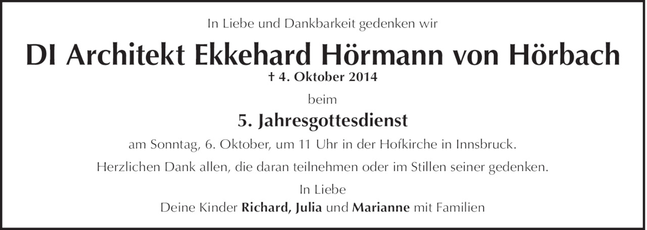 Ekkehard Hörmann von Hörbach Bild