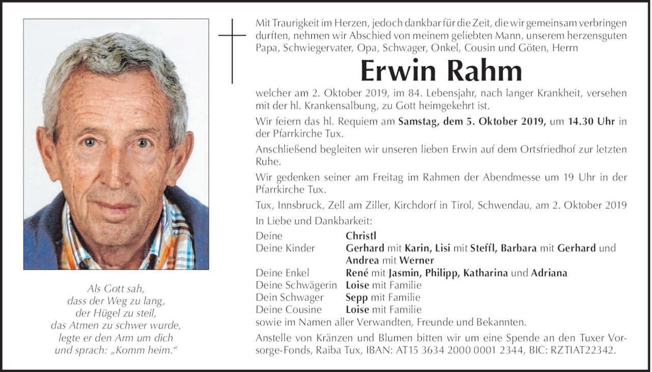 Erwin Rahm Bild