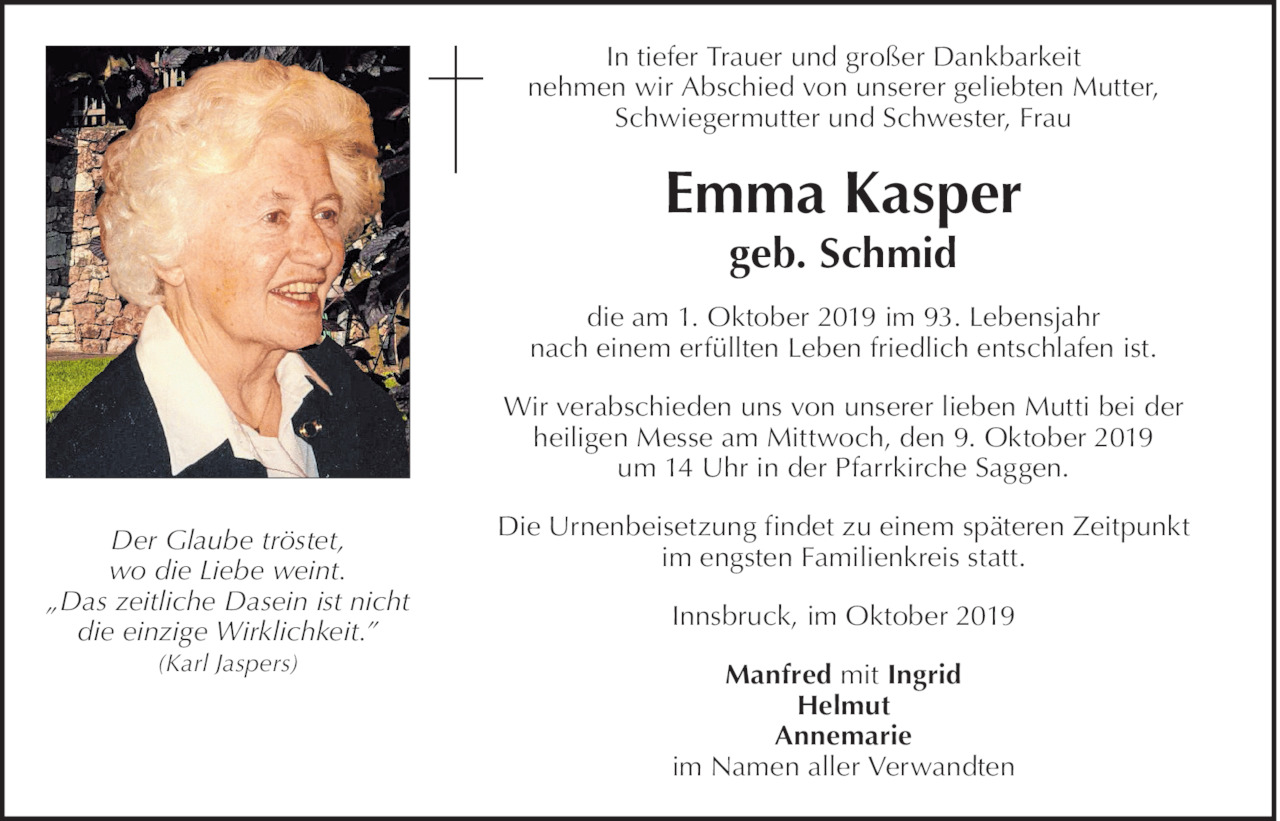 Emma Kasper Bild